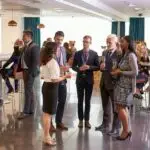 Delegates Networking At Conference Drinks Reception